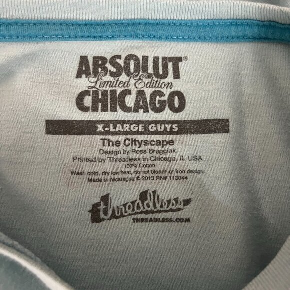 ABSOLUT Chicago Cityscape Limited Edition XL T-Shirt - Picture 5 of 5